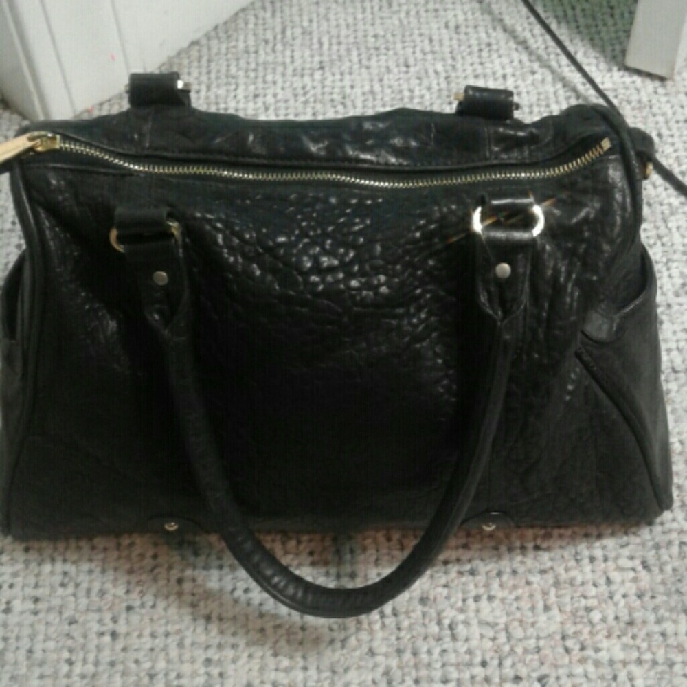 Lauren Merkin Black Leather Handbag